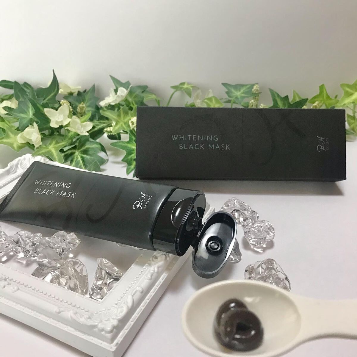 ホワイトニング ブラック マスク/B/H COLLECT/洗い流すパック・マスクを使ったクチコミ（2枚目）