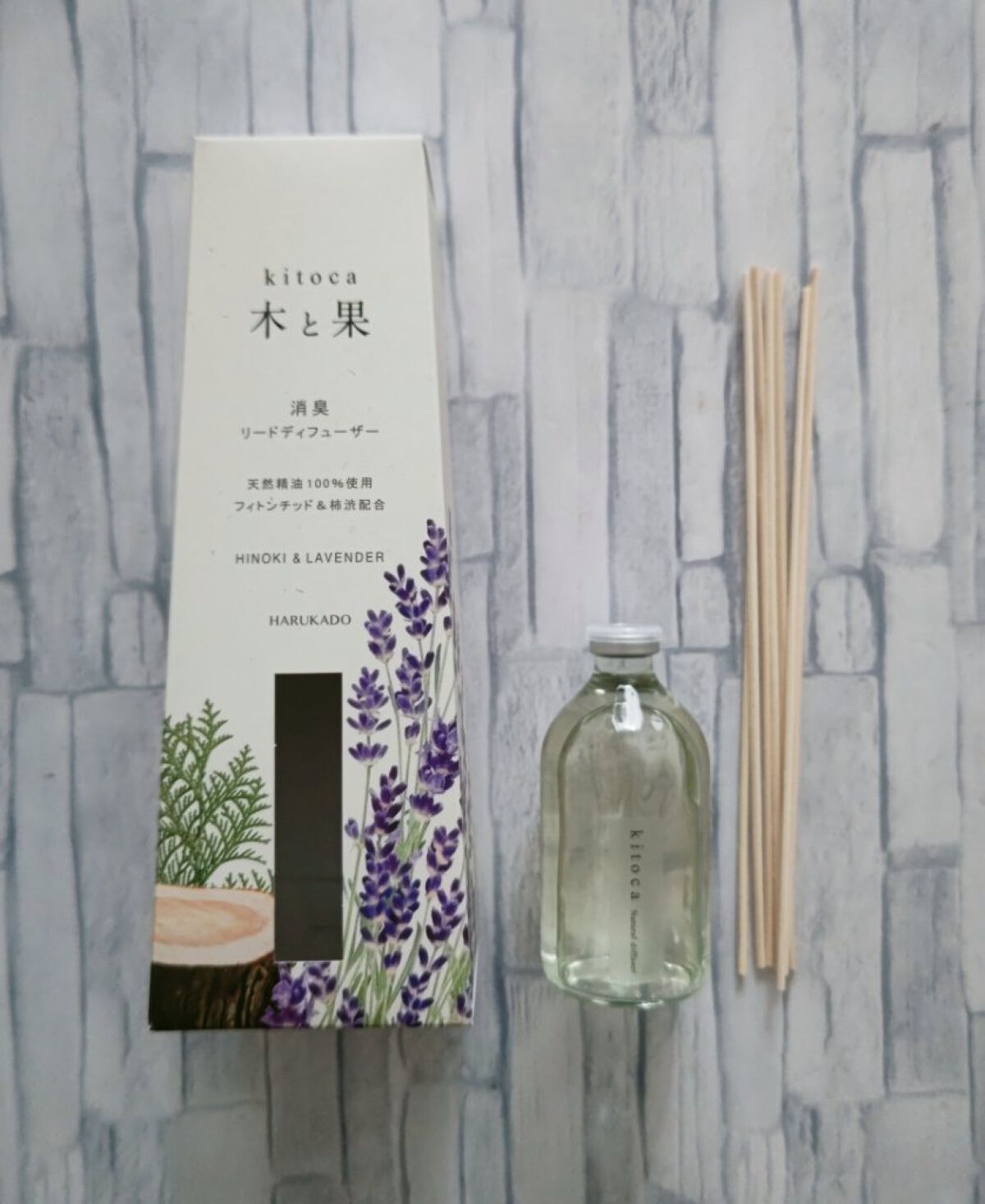 消臭リードディフューザー/Kitoca　木と果/ルームフレグランスを使ったクチコミ（3枚目）