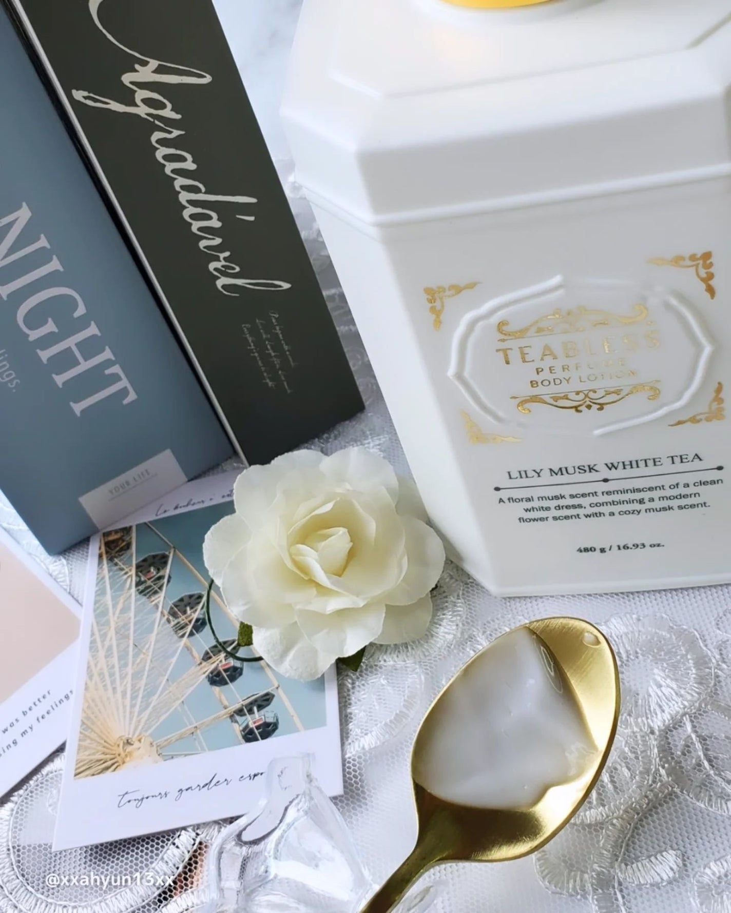 パフュームボディローション リリィムスクホワイトティー/TEABLESS/ボディローションを使ったクチコミ(5枚目)