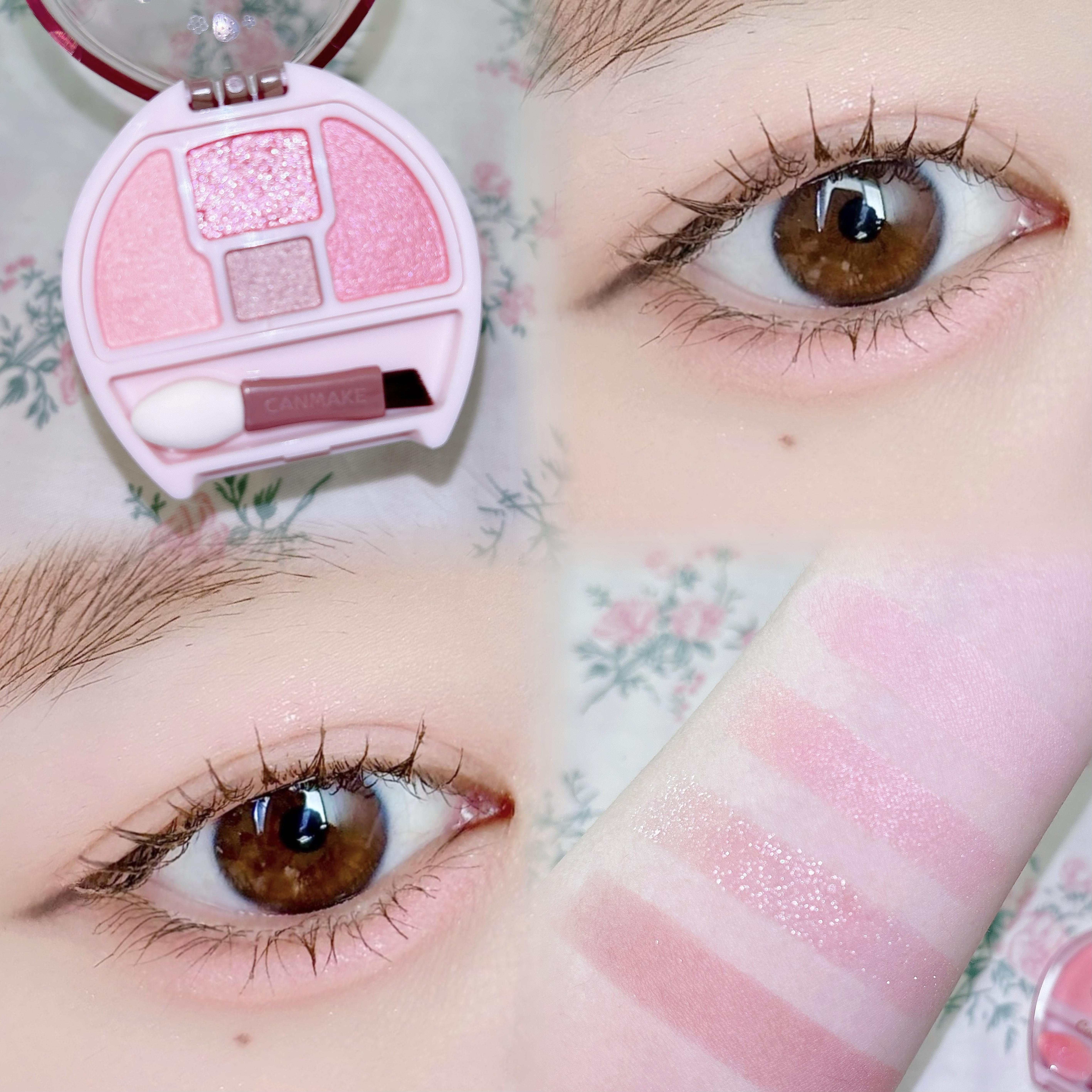 CANMAKE プランぷくコーディネートアイズ いちごぷく キャンメイク　95個 CANMAKE プランぷくコーディネートアイズ いちごぷく キャンメイク 95