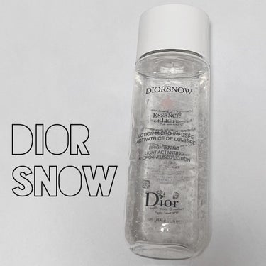 スノー ライト エッセンス ローション (薬用化粧水) (医薬部外品)/Dior/化粧水を使ったクチコミ（1枚目）