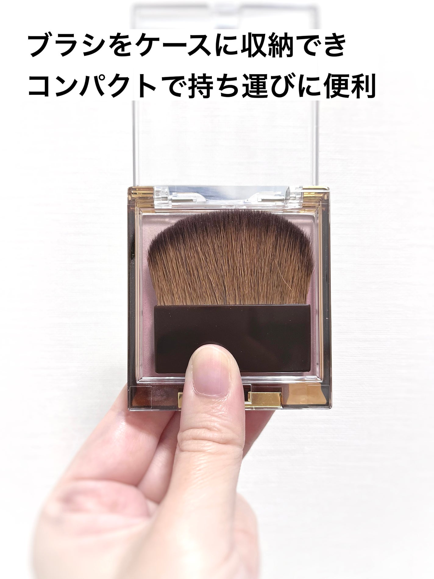 オーラティック ブラッシュ/excel/パウダーチークを使ったクチコミ(4枚目)