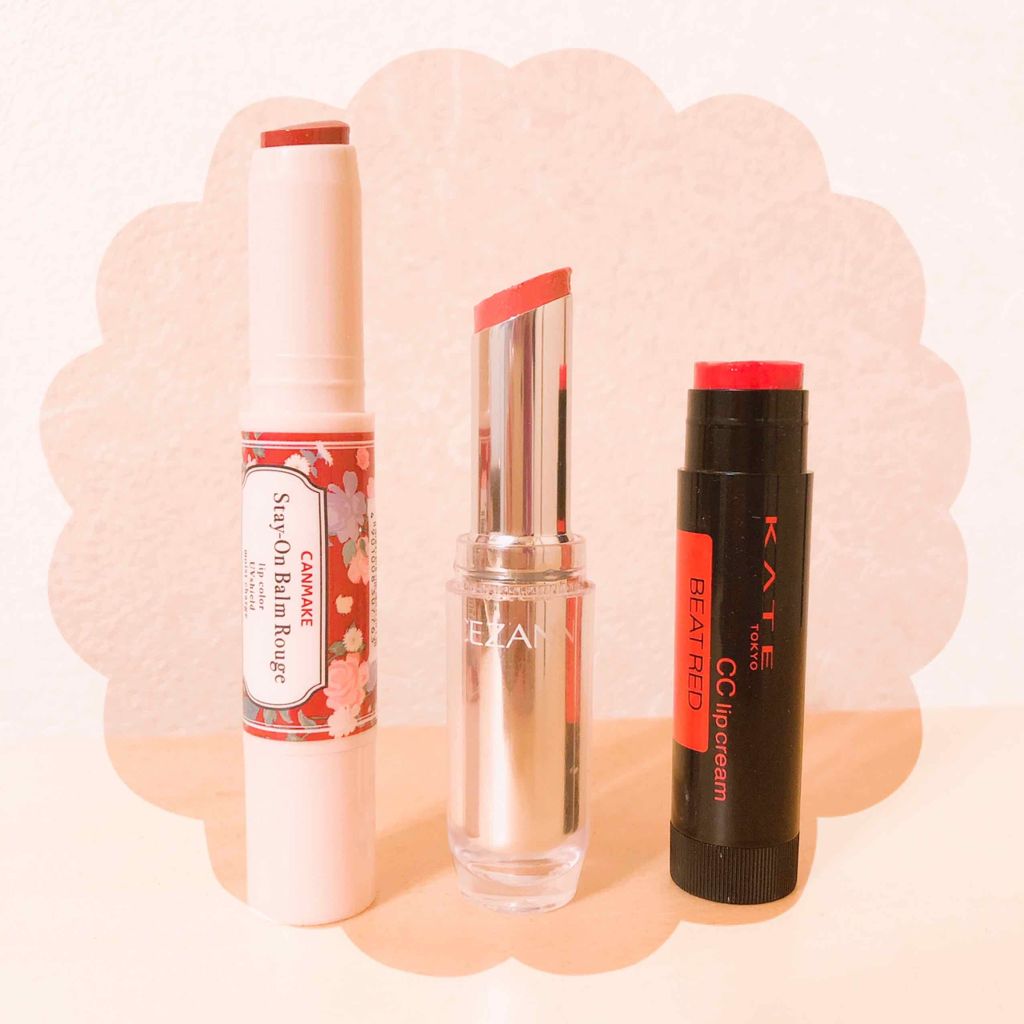 ラスティンググロスリップ/CEZANNE/口紅を使ったクチコミ（1枚目）