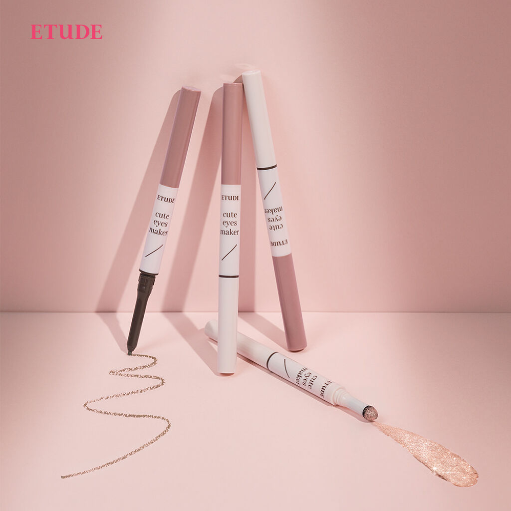 キュートアイズメーカー/ETUDE/スティックアイシャドウを使ったクチコミ（1枚目）