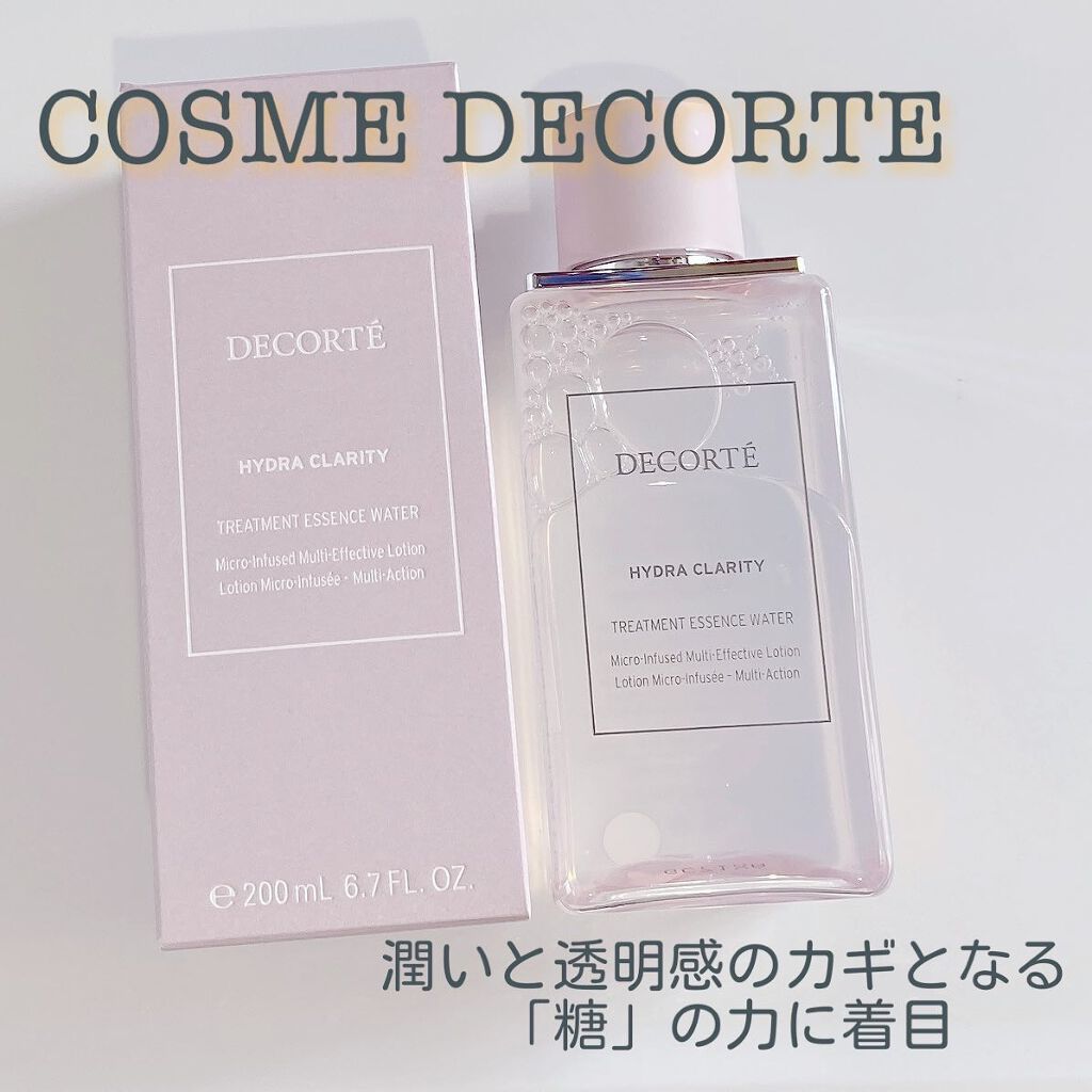 イドラクラリティ 薬用 トリートメント エッセンス ウォーター/DECORTÉ/化粧水を使ったクチコミ(1枚目)