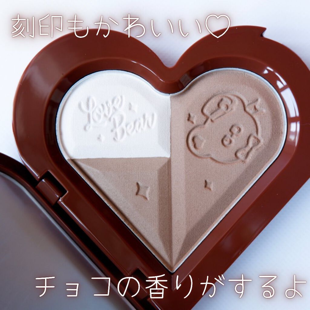 Flowerknows LoveBear ハイライト&シェーティングパレット/FlowerKnows/プレストパウダーを使ったクチコミ(6枚目)