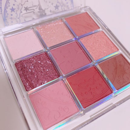 クォーツ 9色アイシャドウパレット(ドリームランドアイシャドウ)/ZEESEA/アイシャドウパレットを使ったクチコミ(3枚目)