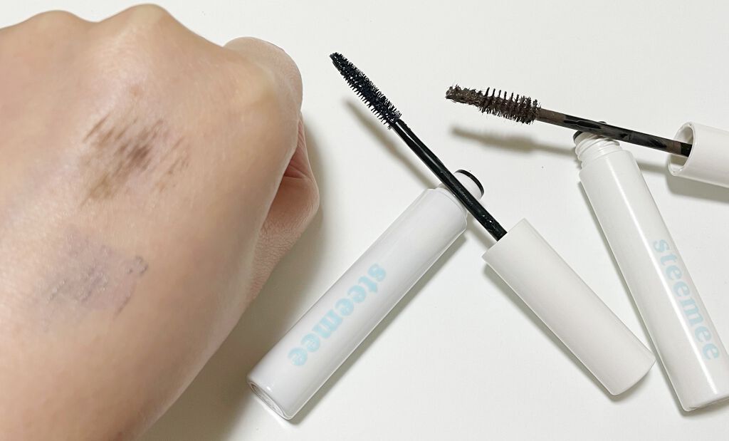 ブロウトゥラッシュエンハンサー クリアブラック/スティーミィ/マスカラを使ったクチコミ（2枚目）