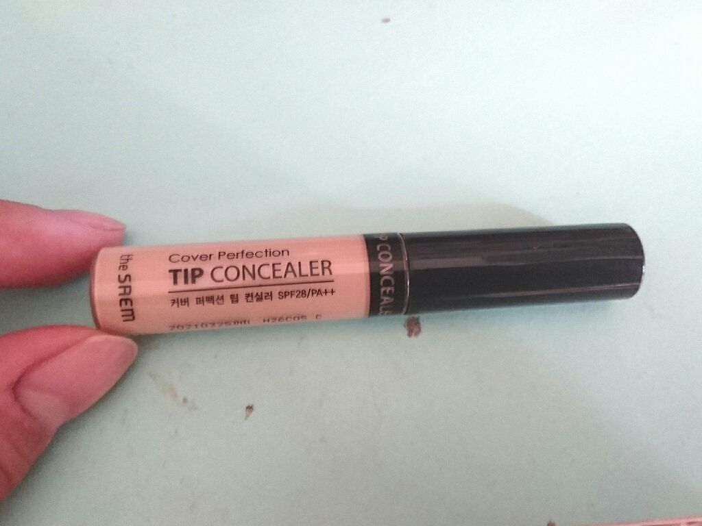 カバーパーフェクション チップコンシーラー/the SAEM/リキッドコンシーラーを使ったクチコミ(1枚目)