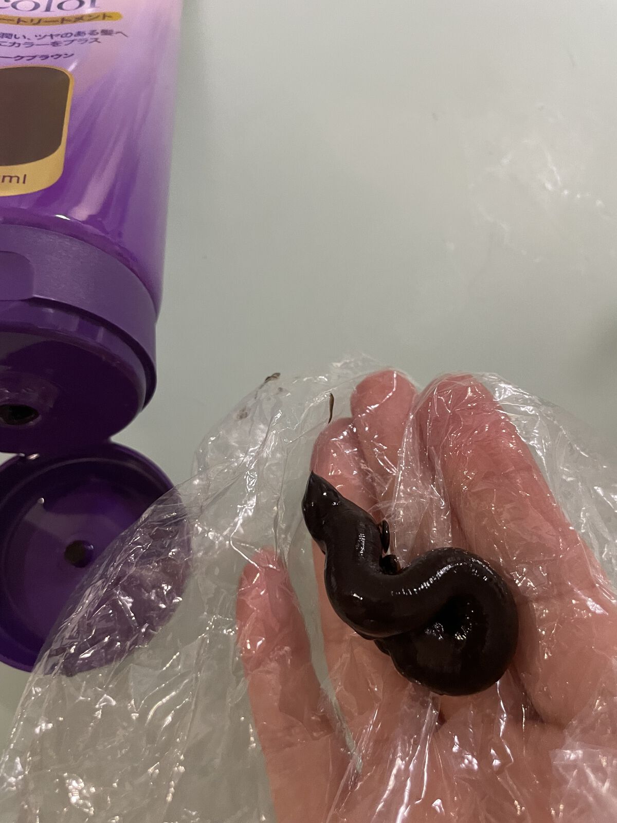 モイスト＆カラー カラートリートメント /Wellage/ヘアカラーを使ったクチコミ（2枚目）