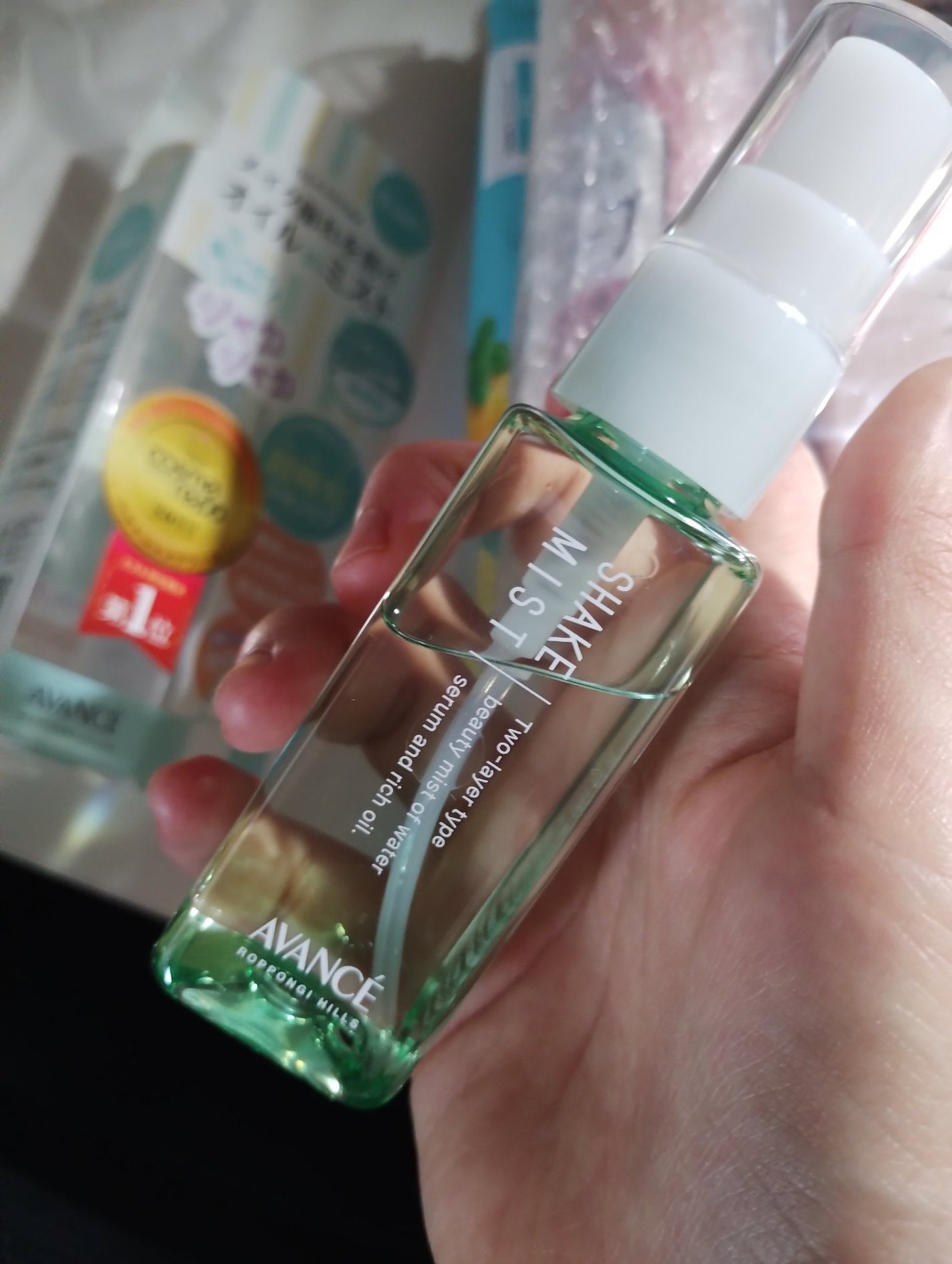 アヴァンセ シェイクミスト しっとり/アヴァンセ/ミスト状化粧水を使ったクチコミ(2枚目)
