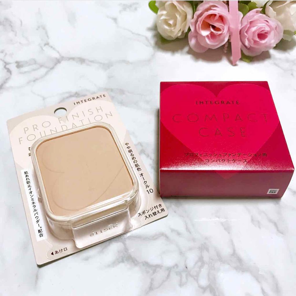 プロフィニッシュファンデーション 特製セット Ⅰ/インテグレート/メイクアップキットを使ったクチコミ（2枚目）