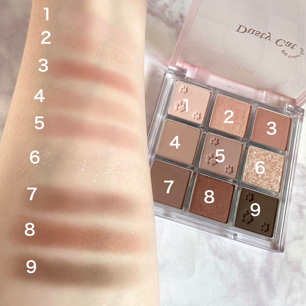 プレイカラーアイズ ダスティキャット/ETUDE/アイシャドウパレットを使ったクチコミ（3枚目）