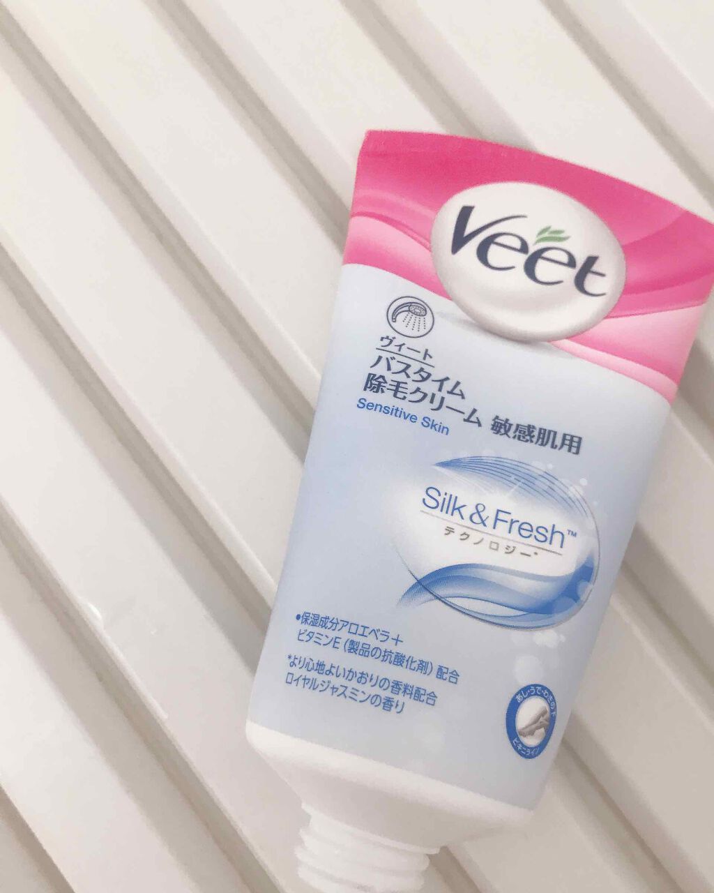 バスタイム除毛クリーム 敏感肌用/Veet/除毛クリームを使ったクチコミ（2枚目）