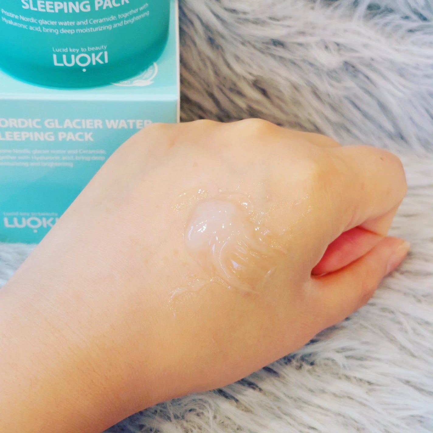 ノルディック氷河水スリーピングパック/LUOKI/フェイスクリームを使ったクチコミ(3枚目)