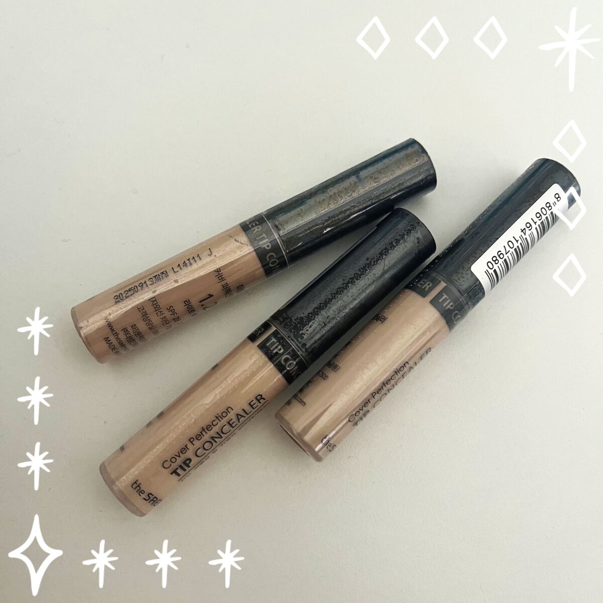 カバーパーフェクション チップコンシーラー/the SAEM/リキッドコンシーラーを使ったクチコミ（1枚目）