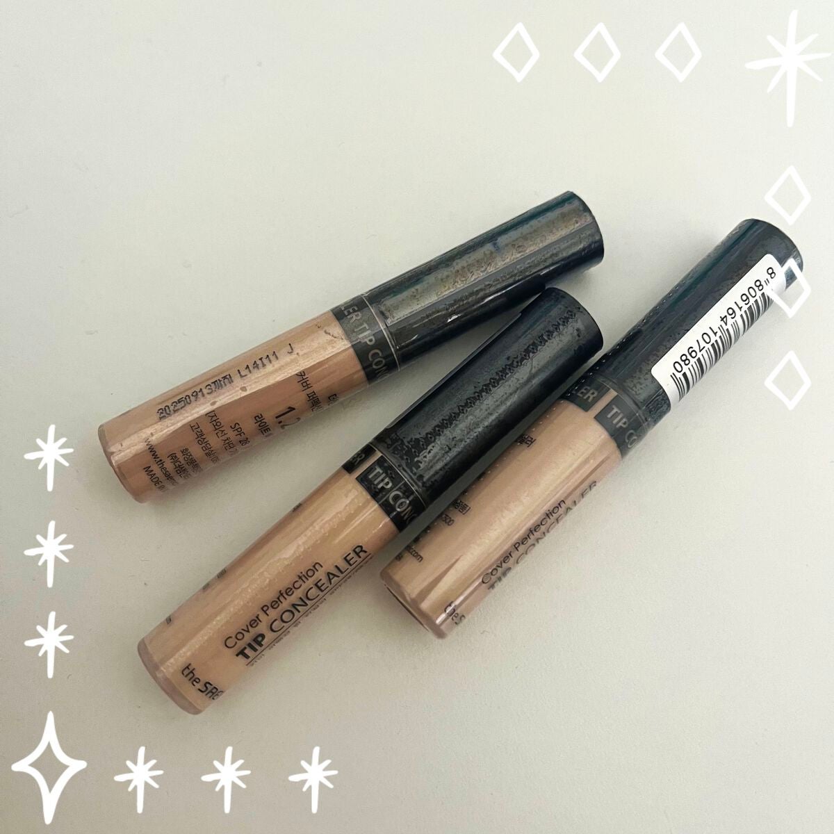 カバーパーフェクション チップコンシーラー/the SAEM/リキッドコンシーラーを使ったクチコミ(1枚目)