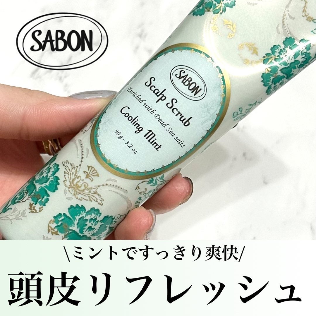 ヘッドスクラブ リフレッシング(ミント)/SABON/ヘッドスクラブを使ったクチコミ(1枚目)