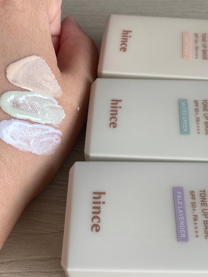 セカンドスキントーンアップベース ペールラベンダー/hince/化粧下地を使ったクチコミ(2枚目)