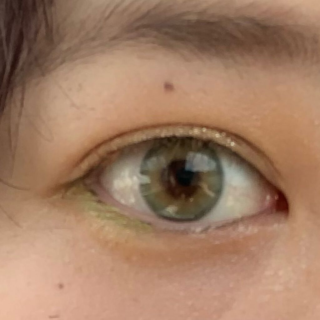 ロシアンスモーキー オリーブ/OLENS/カラーコンタクトレンズを使ったクチコミ（1枚目）