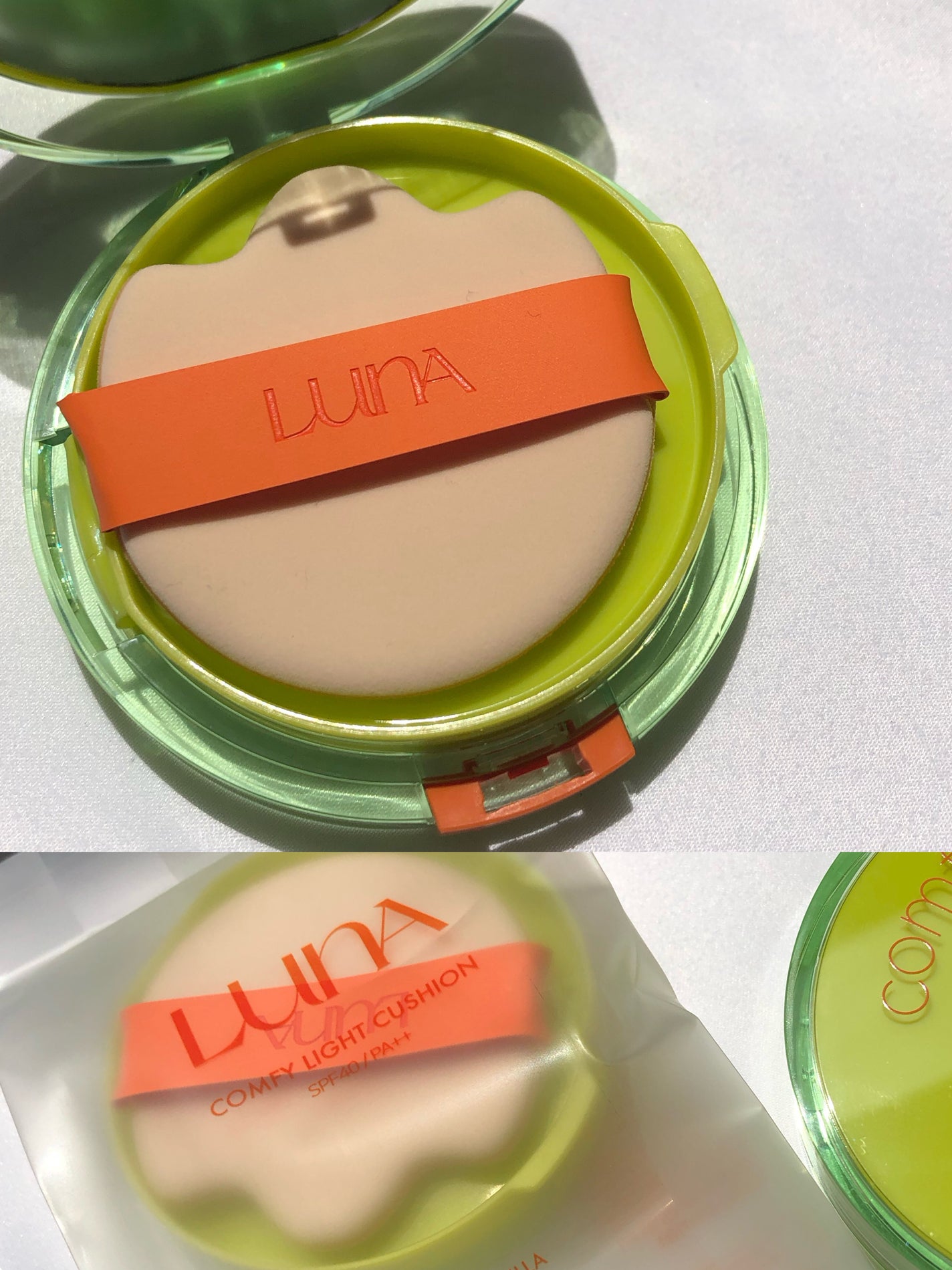 コンフィーライトクッション/LUNA/クッションファンデーションを使ったクチコミ(1枚目)