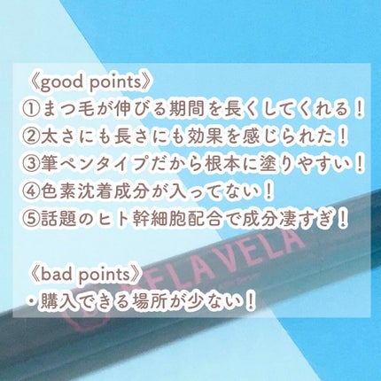 Beauty EyeLASH Serum/BELA VELA/まつげ美容液を使ったクチコミ(4枚目)