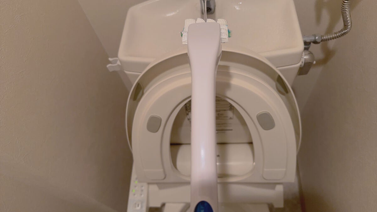 スクラビングバブル 流せるトイレブラシ/ジョンソン/その他を使ったクチコミ(1枚目)