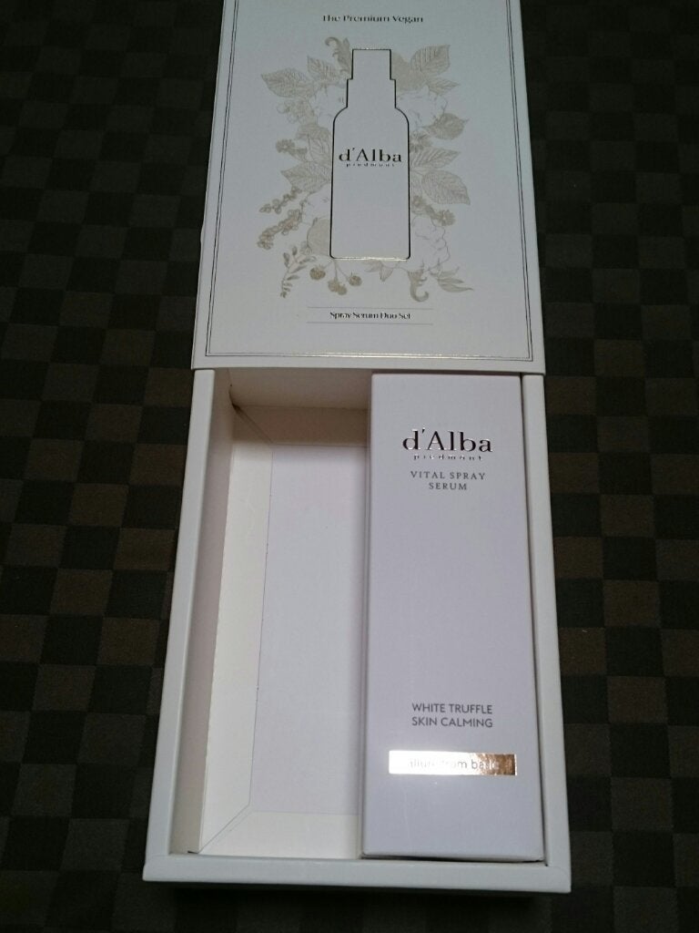 ダルバ ホワイトトリュフファーストスプレーセラム/ダルバ/ミスト状化粧水を使ったクチコミ(2枚目)