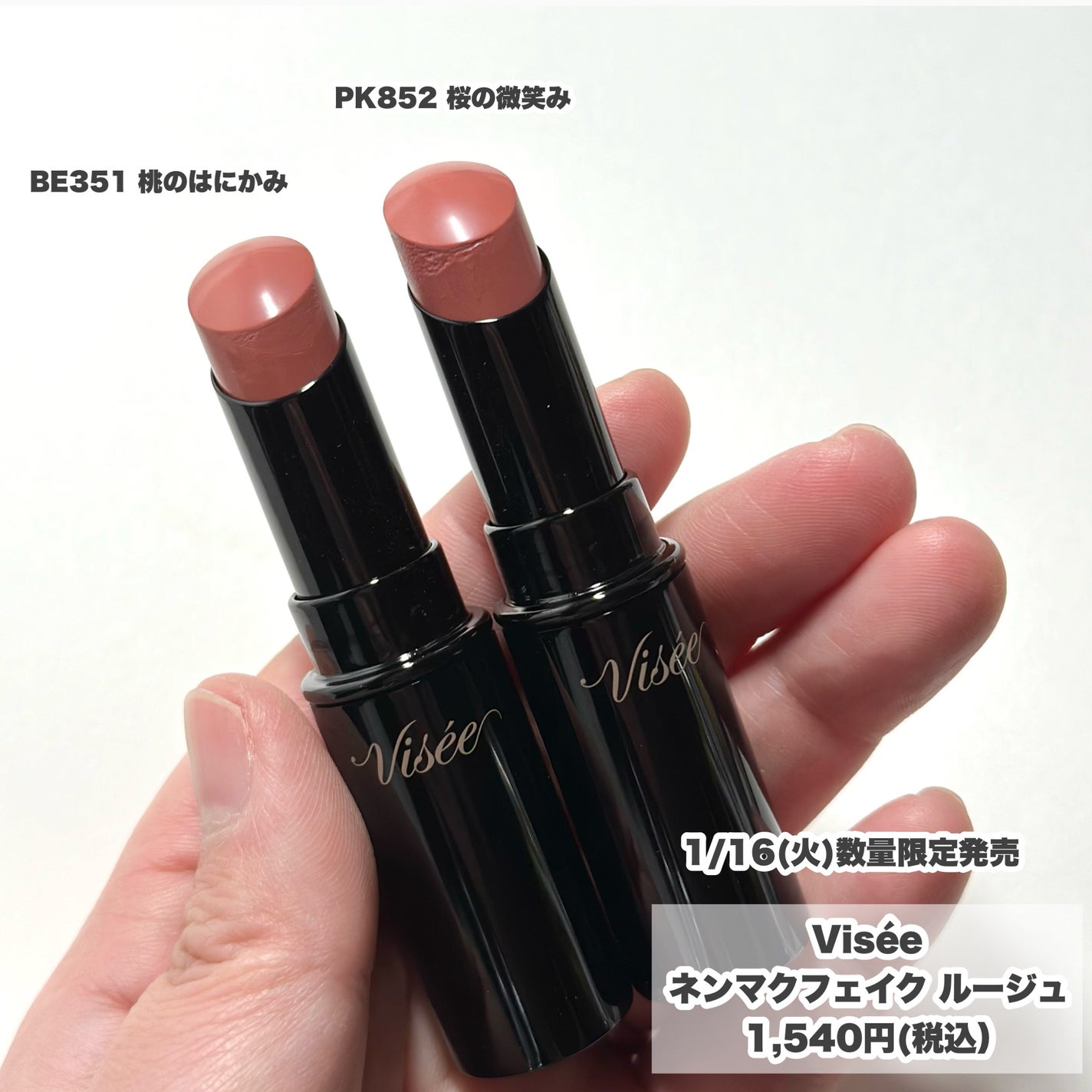 ネンマクフェイク ルージュ/Visée/口紅を使ったクチコミ(2枚目)