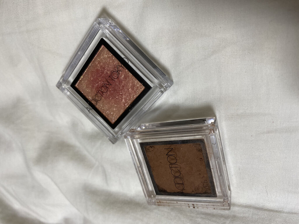 ザ アイシャドウ L 161 Gleamy Pond/ADDICTION/単色アイシャドウを使ったクチコミ（2枚目）