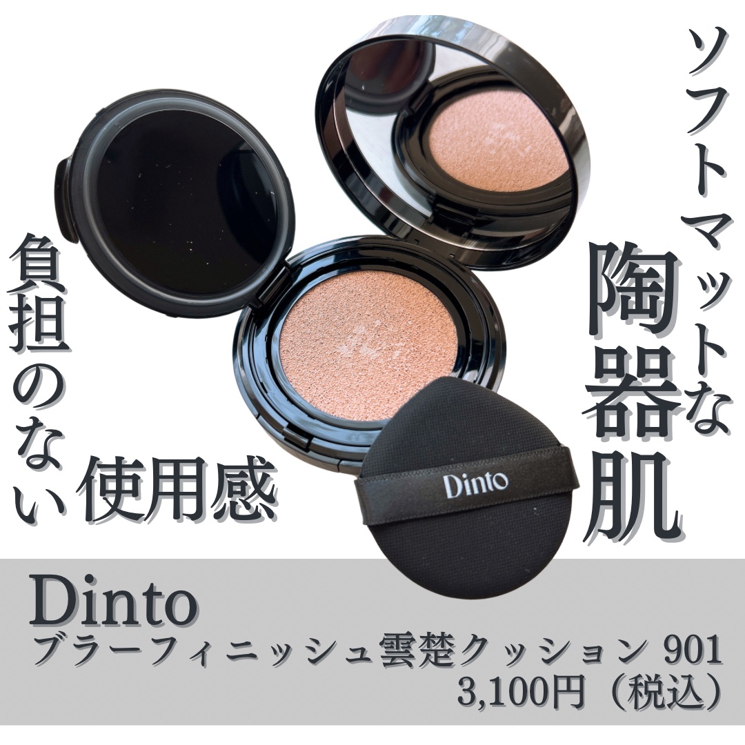 Dinto ブラー フィニッシュ マットクッションファンデーション/Dinto/クッションファンデーションを使ったクチコミ（3枚目）