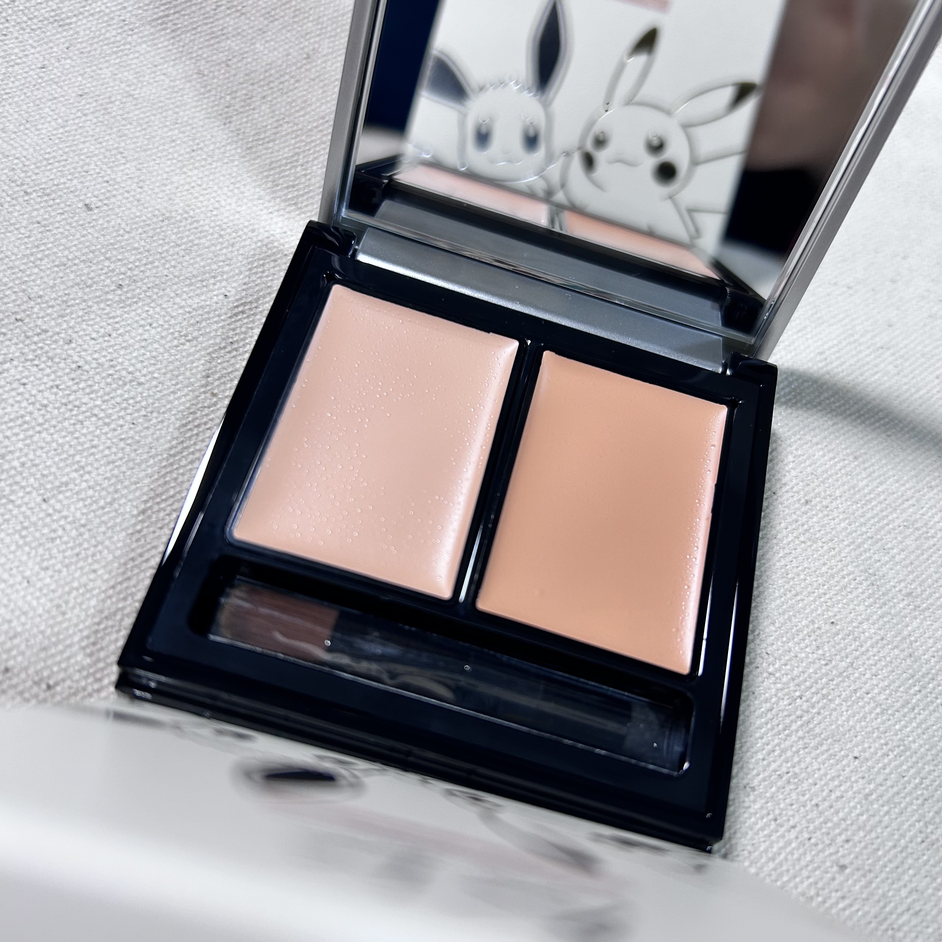 &be ファンシーラー ライトピンク&オレンジ〈ポケモン〉/＆be/パレットコンシーラーを使ったクチコミ（3枚目）