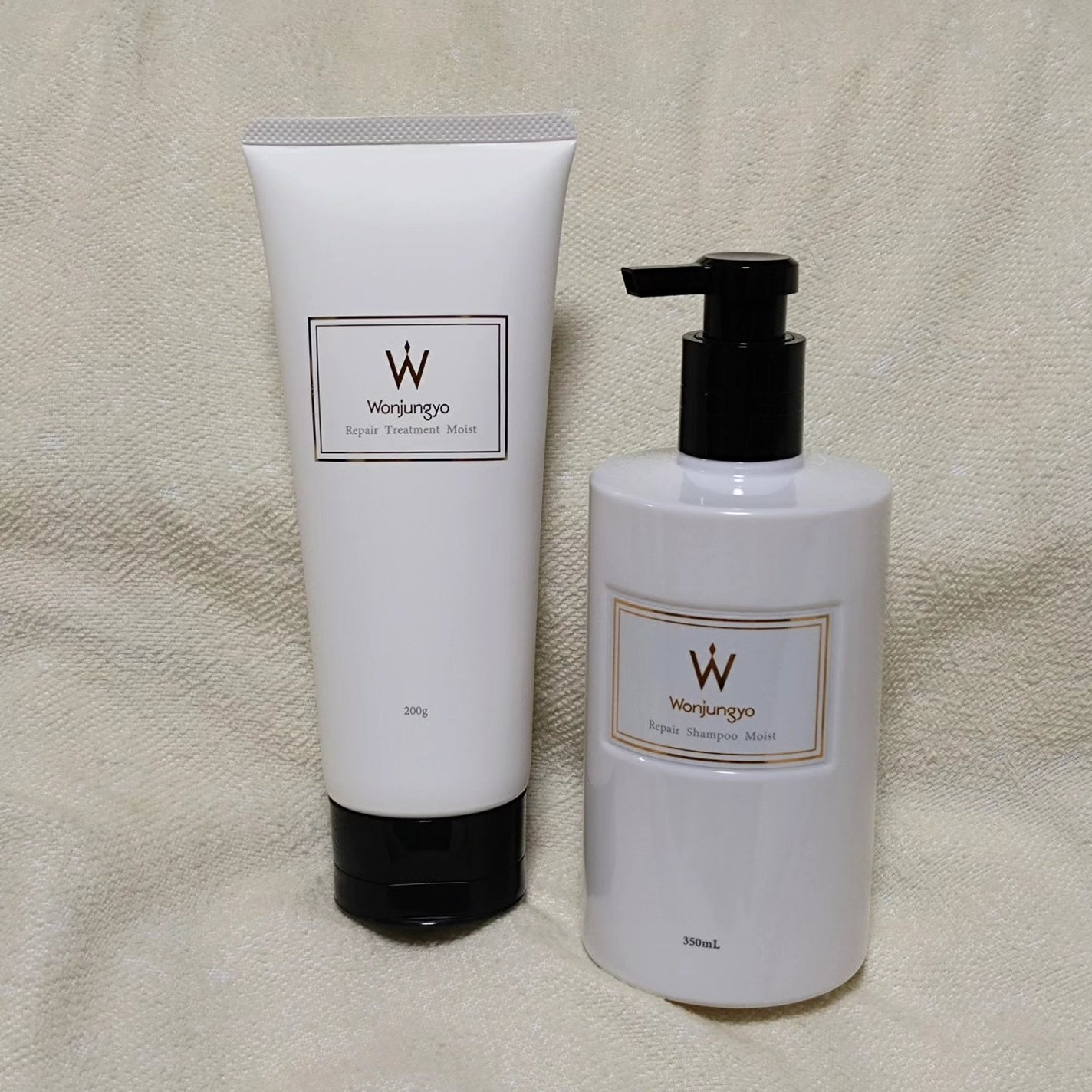 ウォンジョンヨ リペアシャンプー モイスト/リペアトリートメント モイスト/Wonjungyo/市販シャンプーを使ったクチコミ(1枚目)