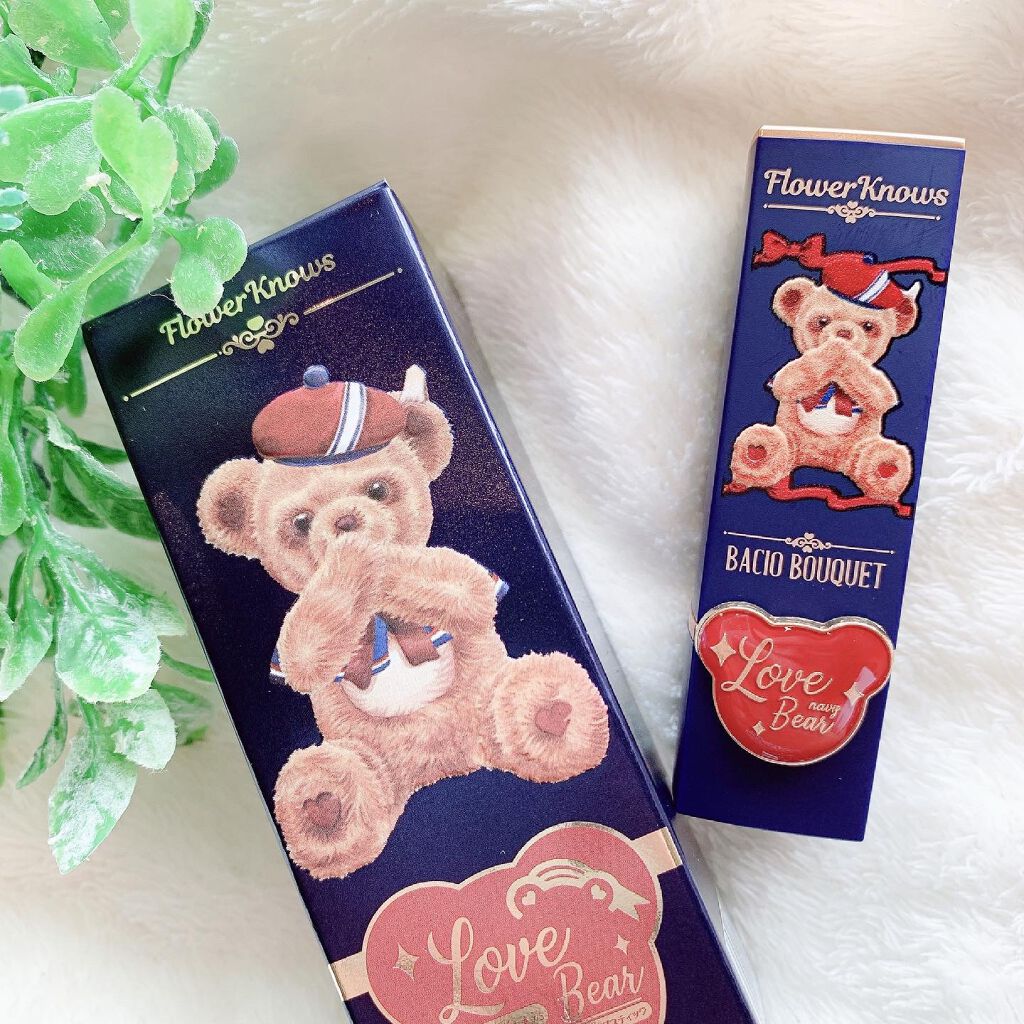 Love Bear マットリップスティック キャンディーベア/FlowerKnows/口紅を使ったクチコミ（2枚目）