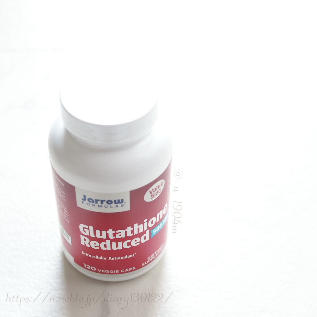 還元型グルタチオン 500mg/Jarrow Formulas/美容サプリメントを使ったクチコミ（1枚目）