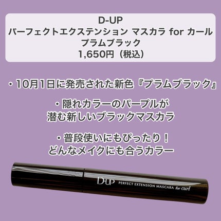 パーフェクトエクステンション マスカラ for カール/D-UP/マスカラを使ったクチコミ(2枚目)