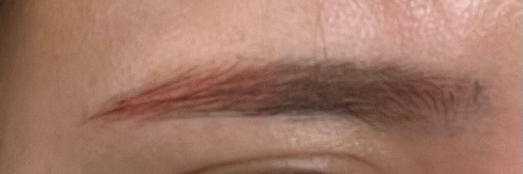 ダブルエンドアイブロウブラシ熊野筆/&be/メイクブラシを使ったクチコミ(5枚目)