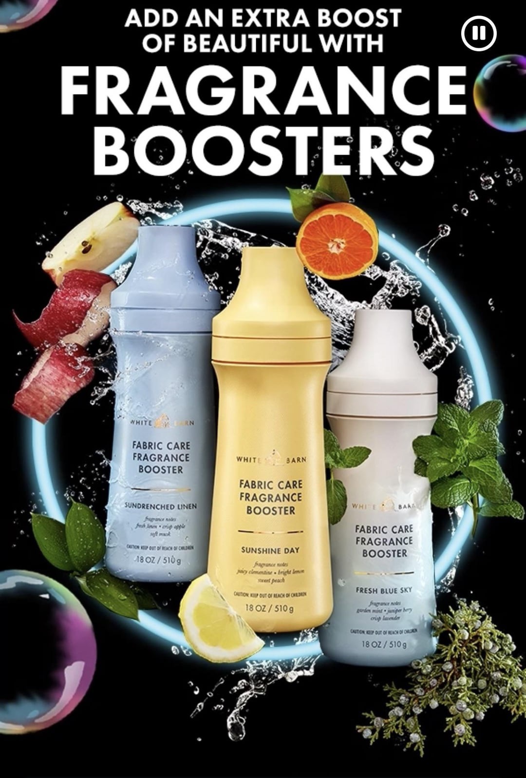 フレグランスブースター サンシャインデイ/BATH&BODY WORKS/その他ランドリー用品を使ったクチコミ（1枚目）