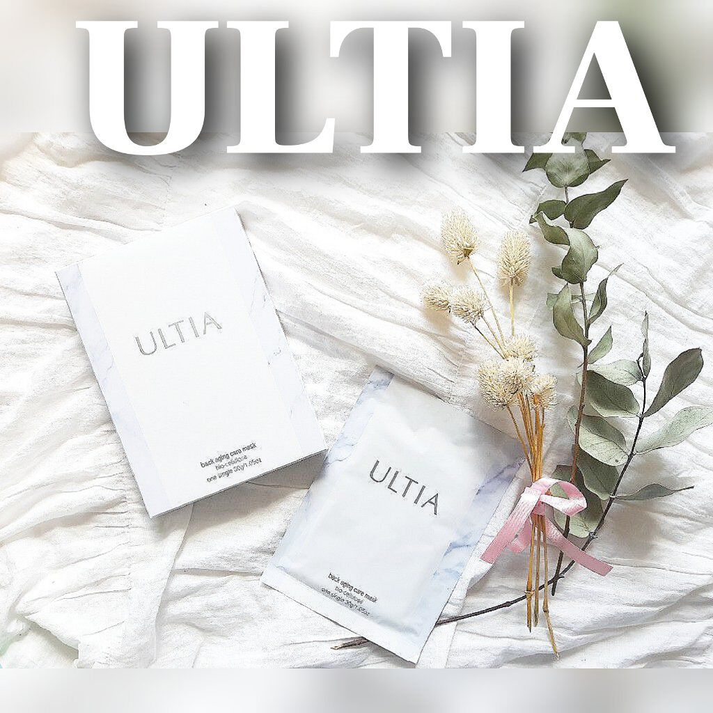 back aging care mask/ULTIA/シートマスク・パックを使ったクチコミ（1枚目）