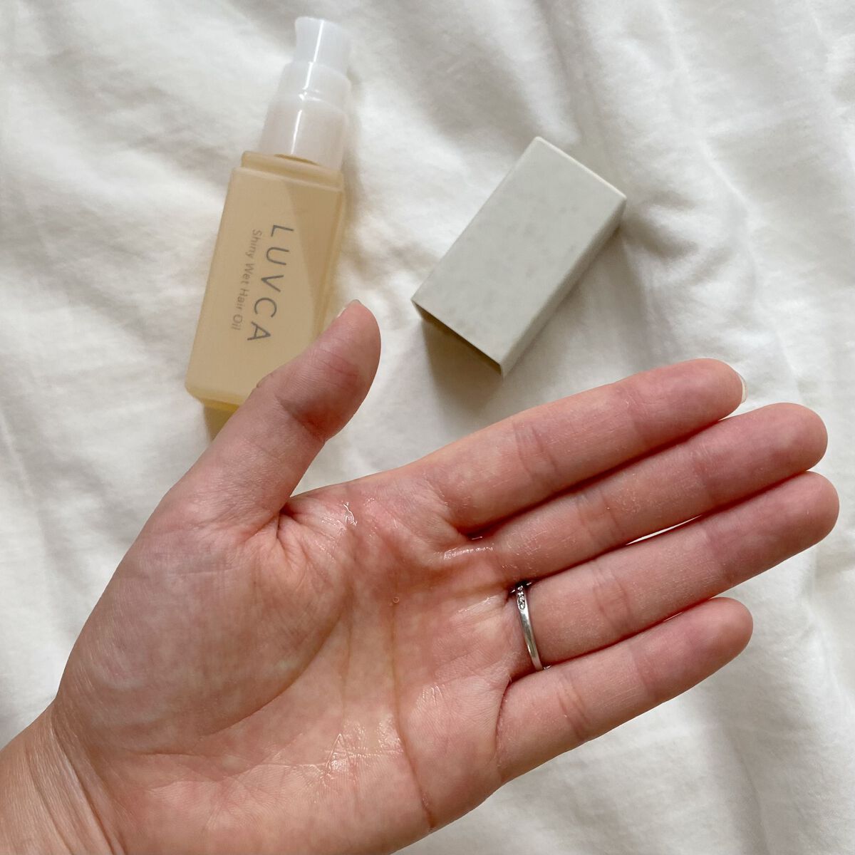 シャイニーウェットオイル/LUVCA/ヘアオイルを使ったクチコミ（1枚目）