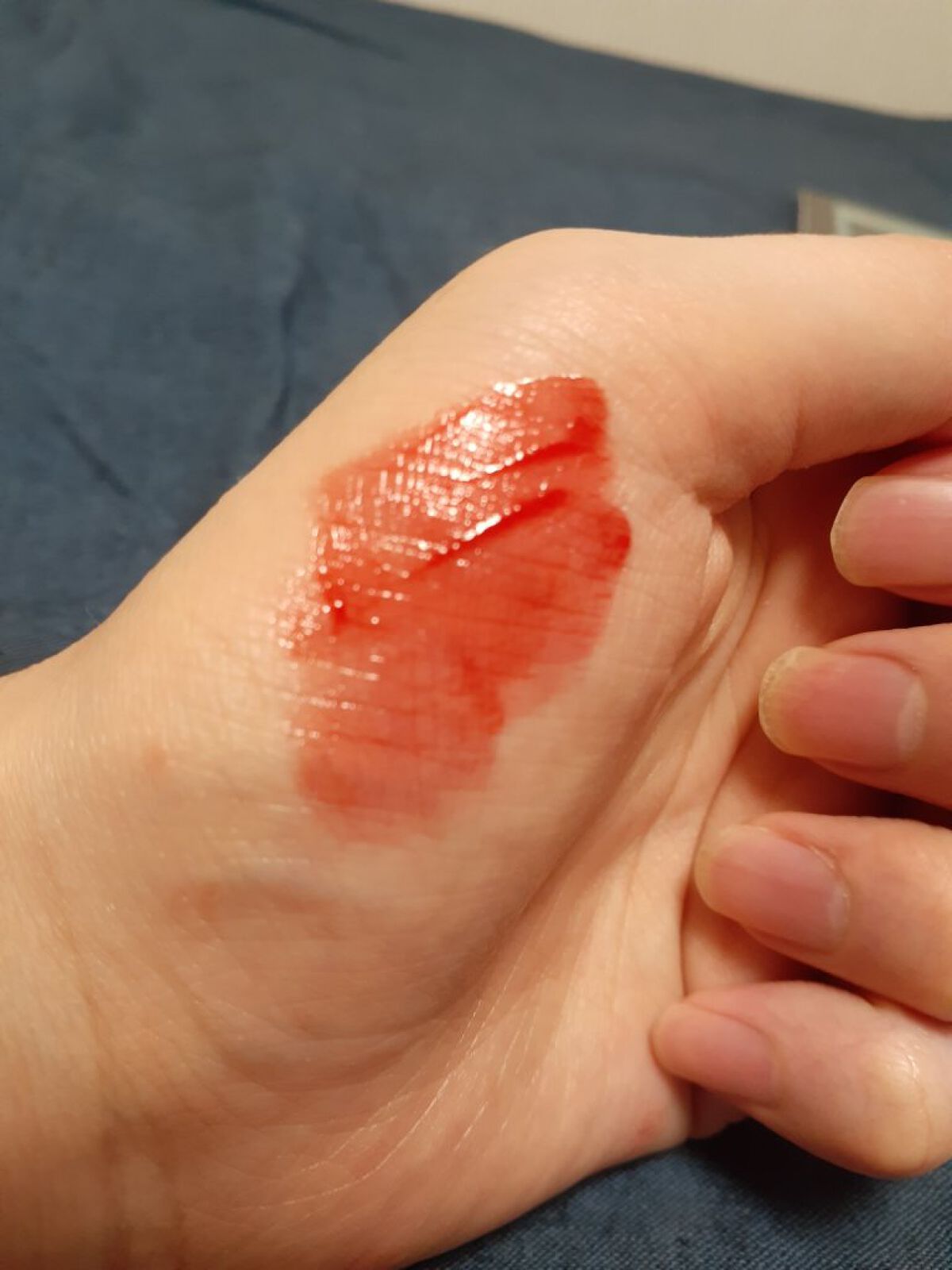 グラスティングウォーターティント/rom&nd/リップティントを使ったクチコミ（2枚目）