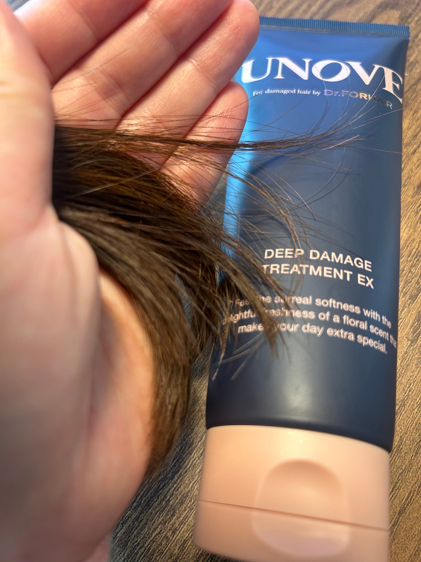 ディープダメージトリートメントEX/UNOVE/洗い流すヘアトリートメントを使ったクチコミ(3枚目)