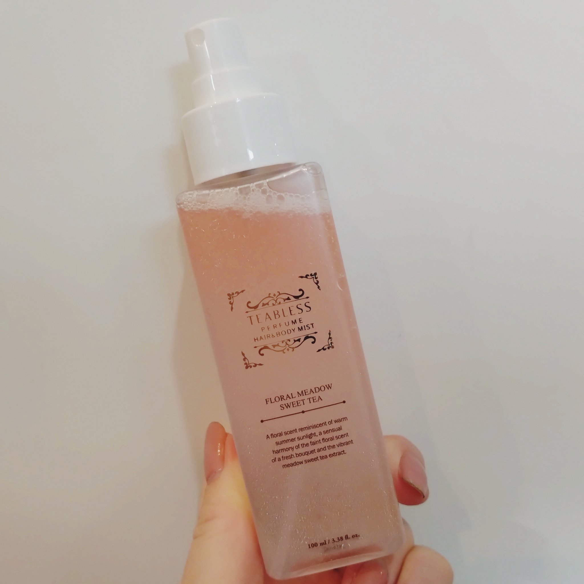 パヒュームヘア&ボディミスト フローラルメドウスウィートティー/TEABLESS/ヘアミストを使ったクチコミ（3枚目）