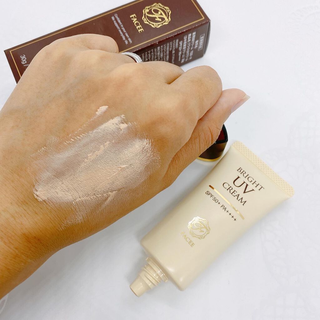 ブライトUVクリーム/Facee/日焼け止めクリームを使ったクチコミ(3枚目)