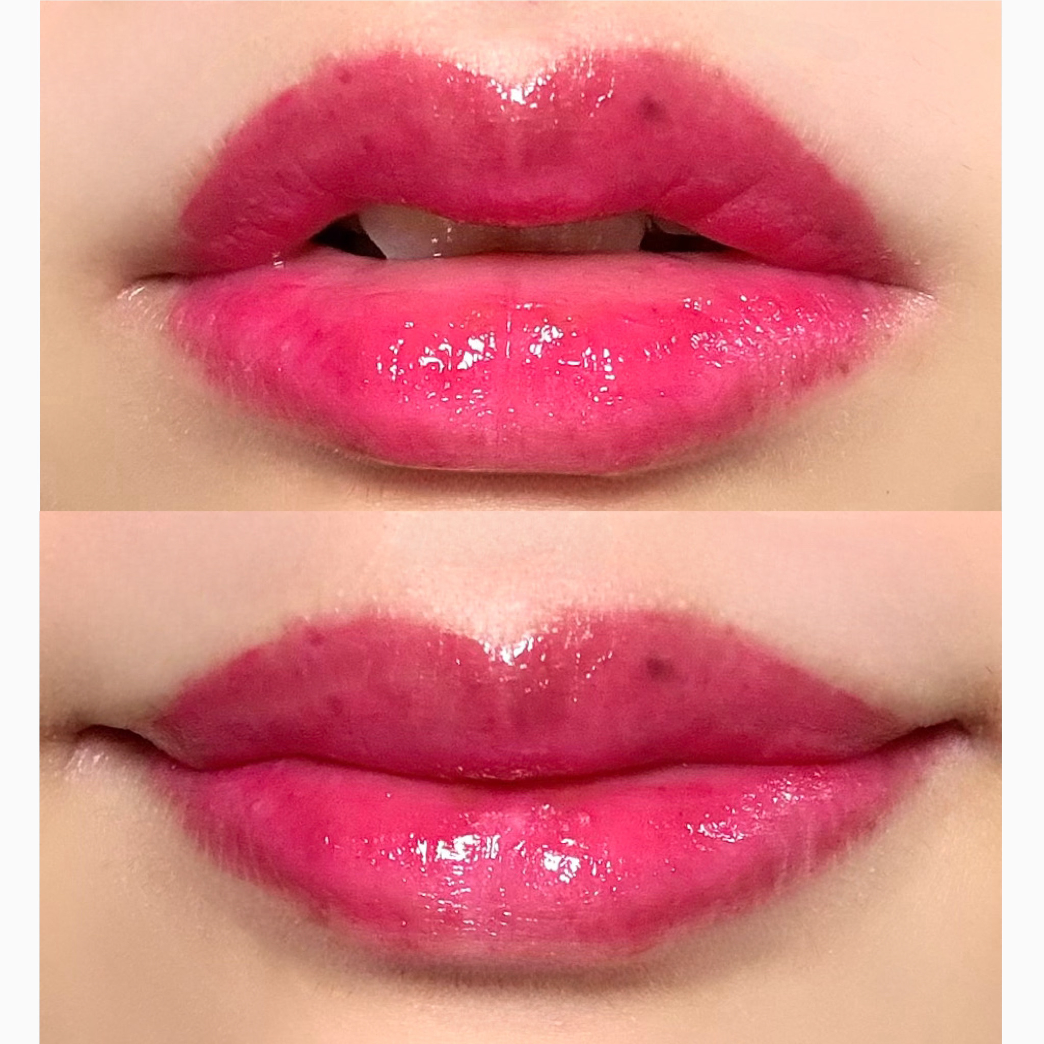 ジューシーラスティングティント/rom&nd/リップティントを使ったクチコミ（2枚目）