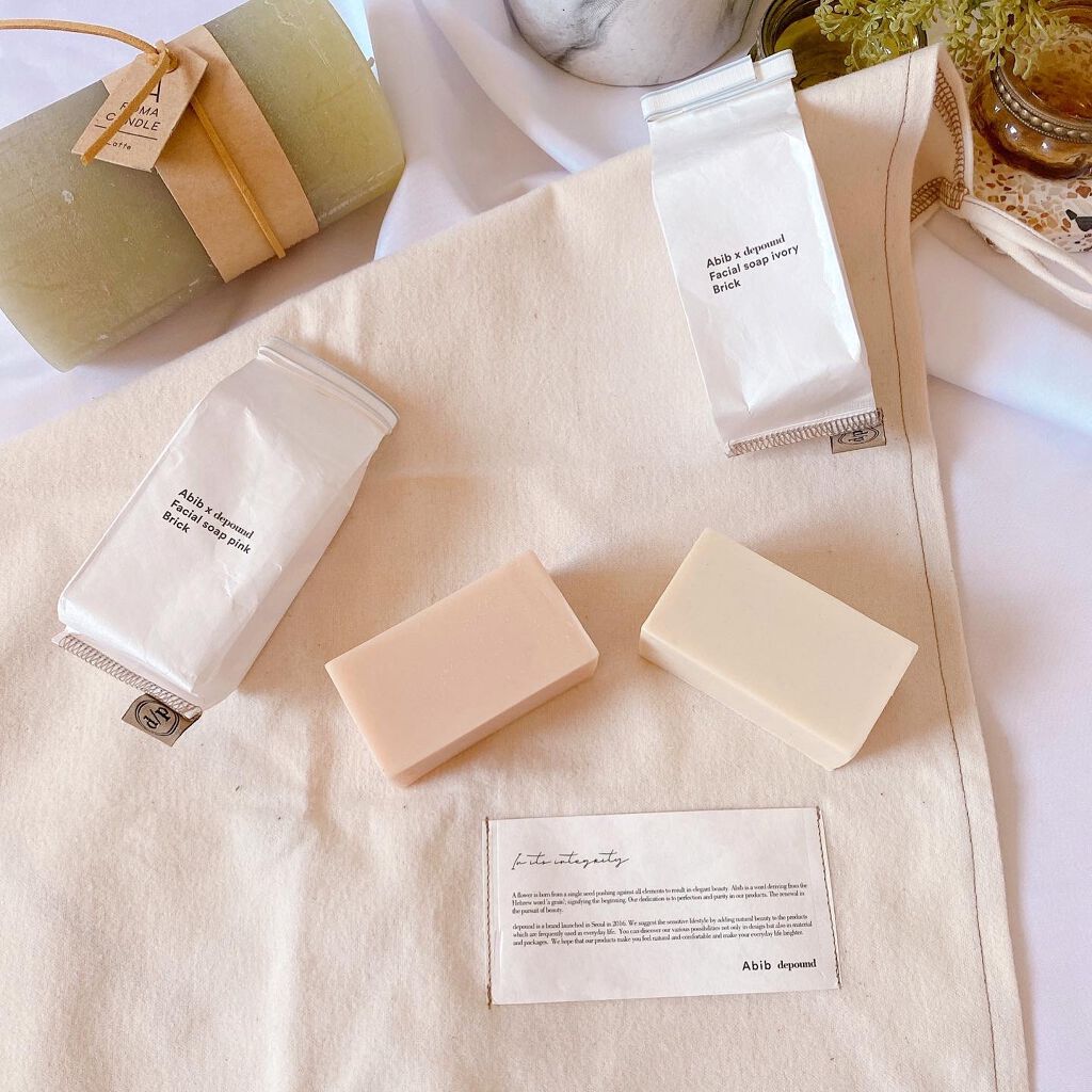 フェイシャルソープブリック アイボリー/Abib /洗顔石鹸を使ったクチコミ(3枚目)