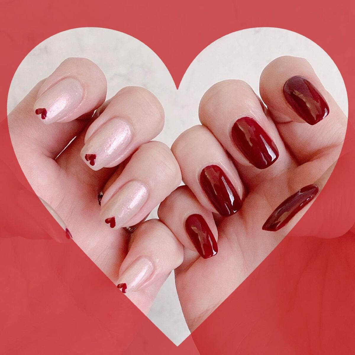 ハートネイルのネイルデザイン | ネイルカラー｜noiro -20220916