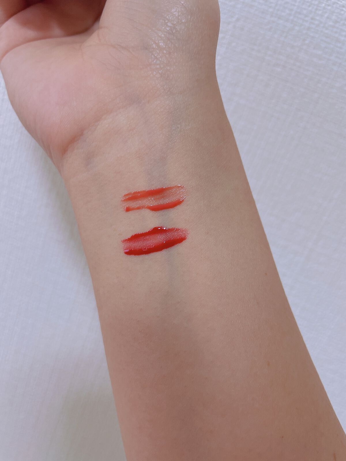 ウォーターグロスティント/dasique/リップティントを使ったクチコミ(2枚目)