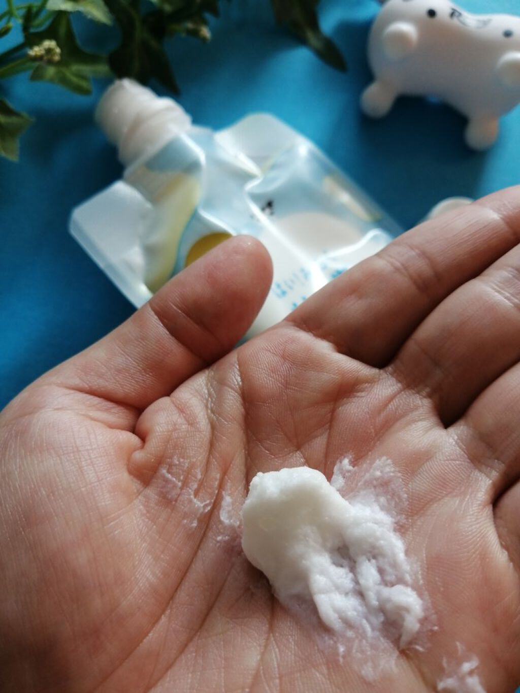 はい！みるく特濃 クリームウォッシュ/ロゼット/洗顔フォームを使ったクチコミ（2枚目）