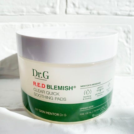 レッドブレミッシュクリアクイックスージングパック/Dr.G/拭き取り化粧水を使ったクチコミ(1枚目)
